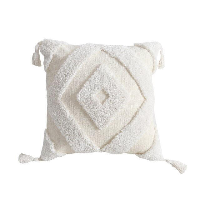 White Sofa Cushion Cover