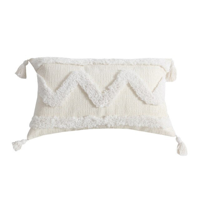 White Sofa Cushion Cover